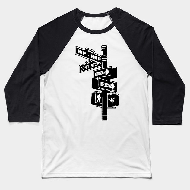 STREET signs Baseball T-Shirt by inktheplace2b